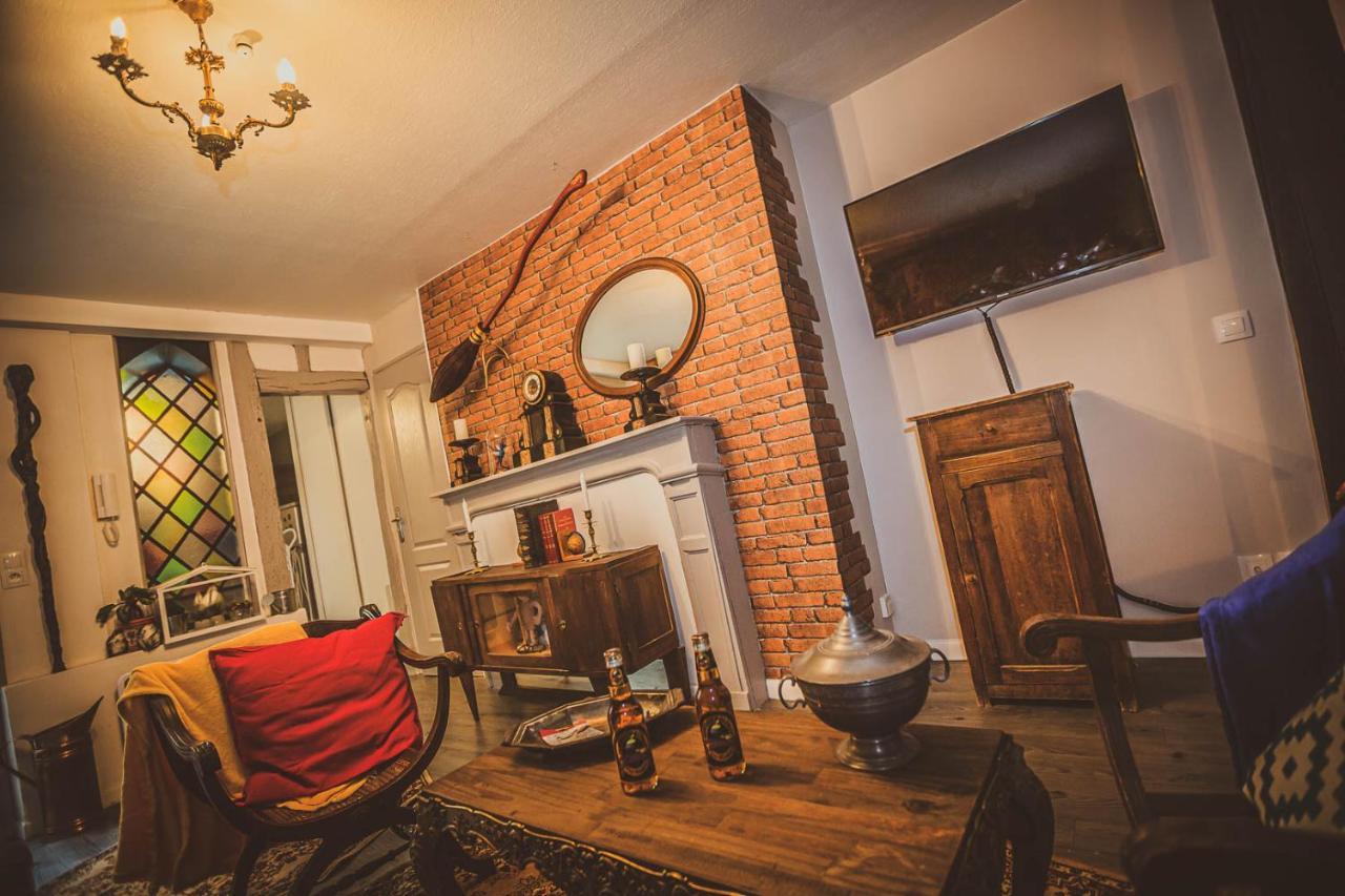 Repaire Du Sorcier Un Apartement Magique Troyes Bagian luar foto