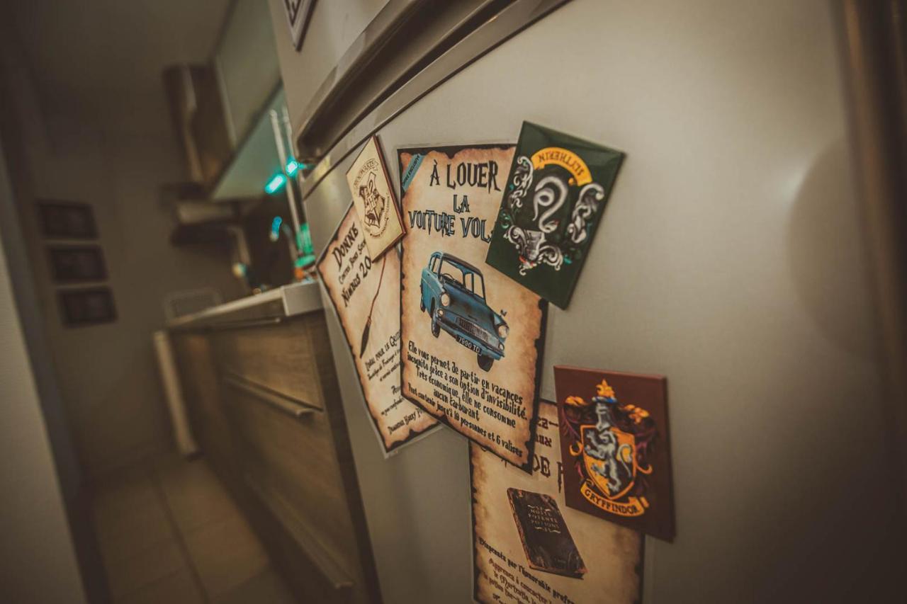 Repaire Du Sorcier Un Apartement Magique Troyes Bagian luar foto