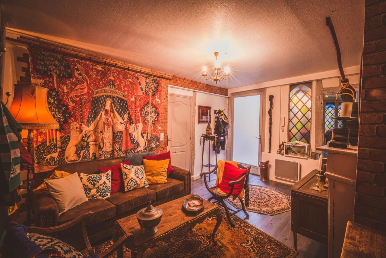 Repaire Du Sorcier Un Apartement Magique Troyes Bagian luar foto
